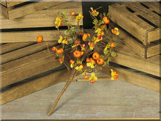 Bittersweet with Pumpkins Small Pick