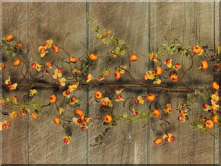 Bittersweet with Pumpkins Garland