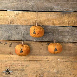 Baby Jack-O-Lantern Head Ornament Set (3A)