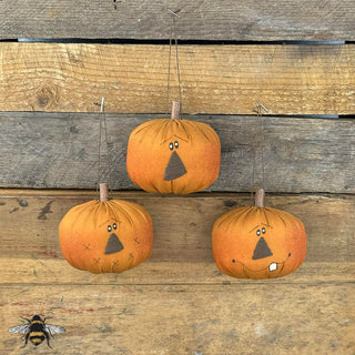 Large Jack-O-Lantern Head  Ornament Set (3A)