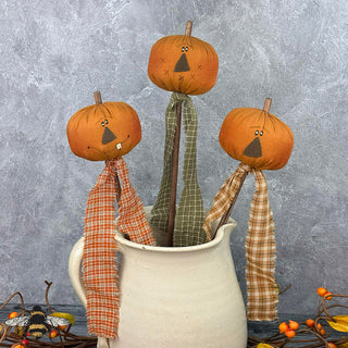 Large Jack-O-Lantern Head Wand Set (3A)