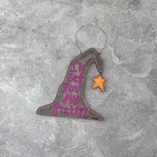 Small Witch Hat Doodle Ornament