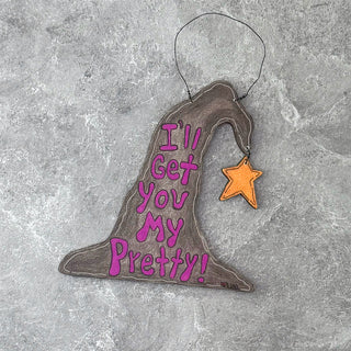 Large Witch Hat Doodle Ornament