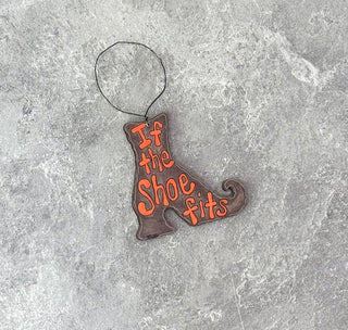 Small Witch Boot Doodle Ornament