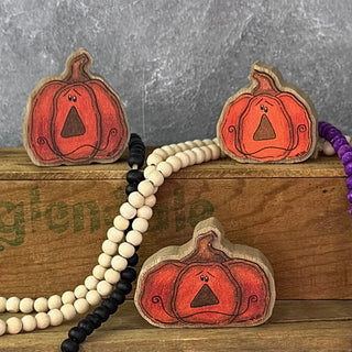 Small Jack-O-Lantern   Doodle Sitter Set (3A)