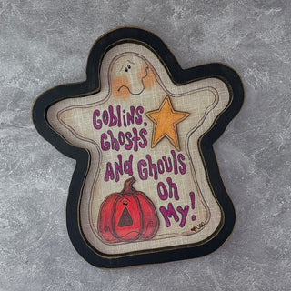 Goblins, Ghosts and Ghouls Doodle-Shaped Frame