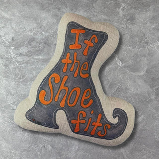 Shoe Fits-Doodle-Shaped Pillow