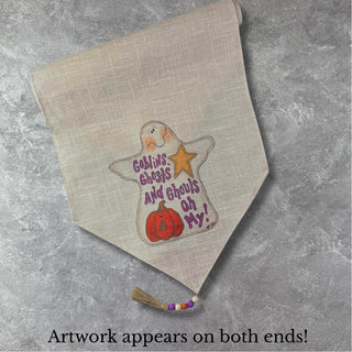 Goblins, Ghosts and Ghouls Doodle Runner with Beads