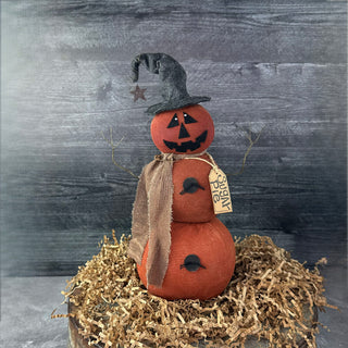 Sugar Pie the Prim Jack-O-Lantern