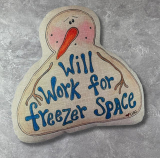 Freezer Space Doodle Pillow