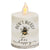 Don't Worry Bee Happy Timer Pillar Candle