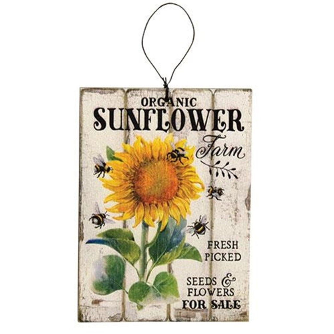 Organic Sunflower Farm Ornament CFGFP004