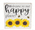 Happy Place Sunflower Bee Box Sign