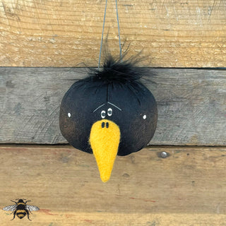 Large Crow Head Ornament
