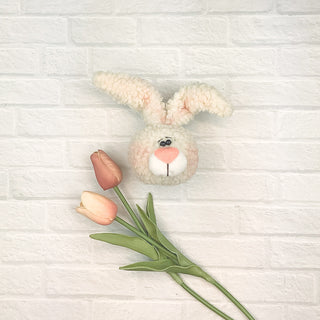 Boy-Small the Fuzzy Bunny Head Ornament