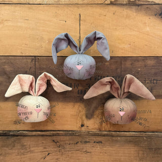 Rolly Polly Bunny Head Ornament (sold separately)