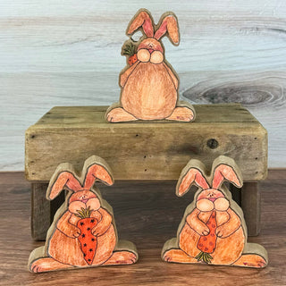 Small Chunky Whimsy Wabbit Doodle Sitter (sold separately)