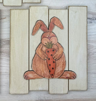 Medium Whimsy Wabbit Doodle Plank Sign (sold separately)