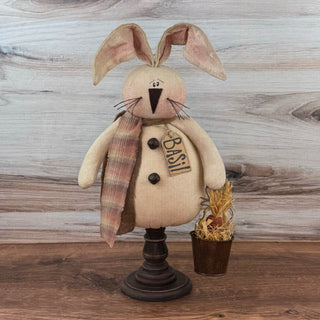 Basil  the Rustic Rabbit on Spindle