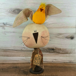Spring Blessings Spindle with Rabbit & Chick