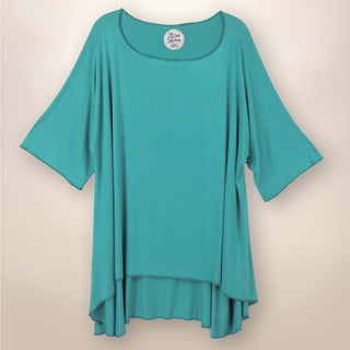 SS2000G Breean - High Low Tunic - Turquoise