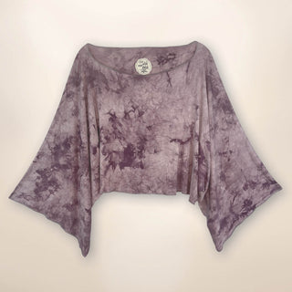 SS2002J Paisley - Midriff Top - Purple Rain