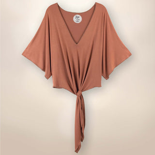 SS2005E Paige - Tie Front Kimono - San Pedro