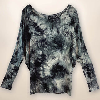 SS2008L Jaidyn - Long Sleeve Shirt with Dolman Sleeve-Midnight