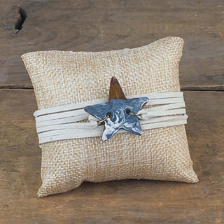SS20111D Star with Suede Wrap - Agua Swirl