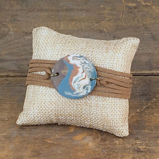 SS20112A Round with Suede Wrap - Desert Swirl