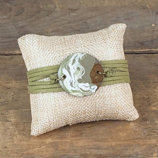 SS20112C Round with Suede Wrap - Cactus Swirl