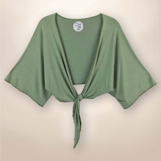SS2012I Harper - Bolero with Tie - Cactus Green