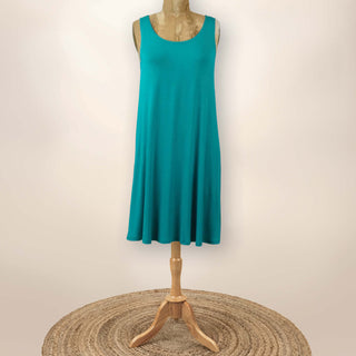 SS2016G Susan - Tank Midi Dress - Turquoise