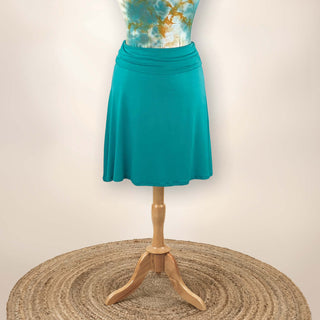 SS2019G Marla - S/M Midi Skirt - Turquoise