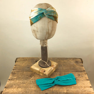SS2034AG Twisted Headband Set (2A)- Saguaro/Turquoise