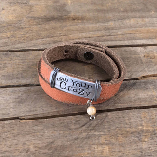 SS2061 Own Your Crazy Wrap Bracelet with Bead