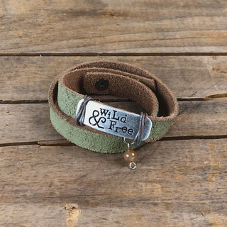 SS2063 Wild & Free Wrap Bracelet with Bead