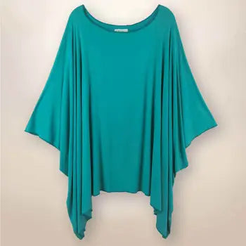 Naomi - Low Sides Tunic - Turquoise