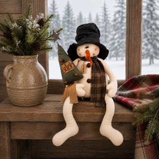 Bradford the Snowman 25" Primitive Christmas Decor