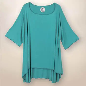 Breean - High Low Tunic - Turquoise