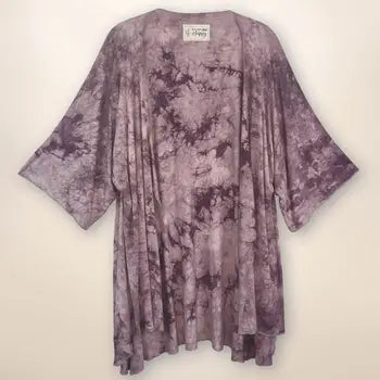 Opal - High Low Kimono Poncho - Purple Rain