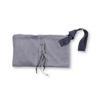 Mia Grey Clutch with Strap