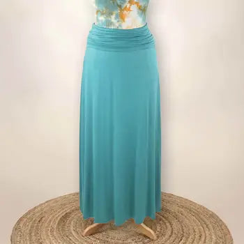 Zoey - L/XL Maxi Skirt - Turquoise