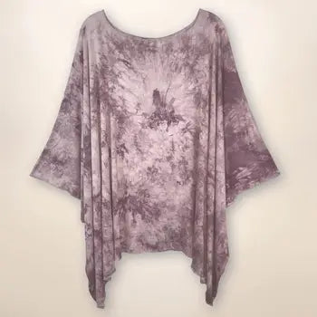 Naomi - Low Sides Tunic -Purple Rain