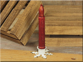 Ivory Snowflake Taper Holder