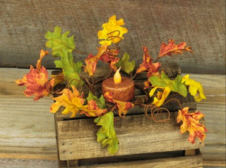 Fall Leaves Small Candle Ring