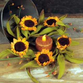 Sunflower Small Candle Ring