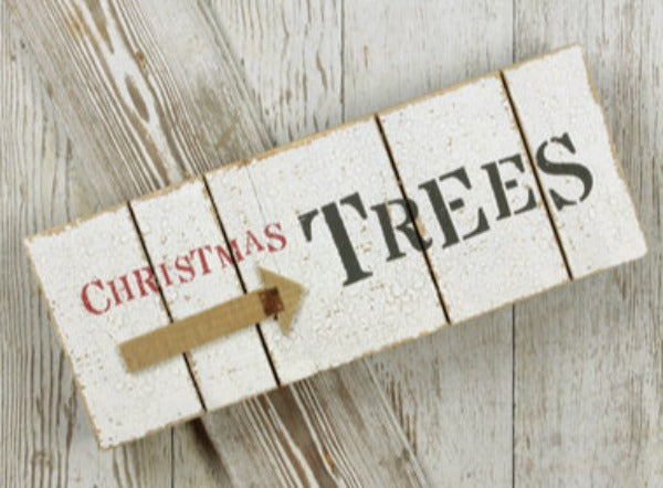 Christmas Trees Pallet Sign