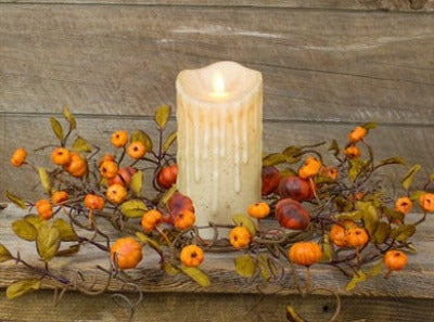 Fall Pumpkins Candle Ring