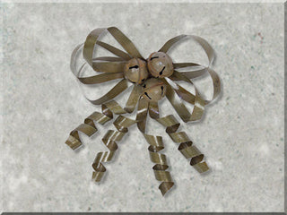 Antique Silver w/Bells Ornament